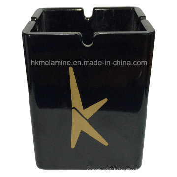 Tall Melamine Ashtray with Logo (AT057)